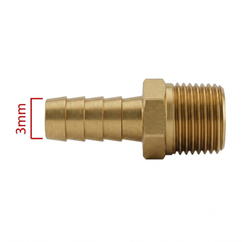 CONECTOR DE COBRE DE 3MM DE DIAMETRO
