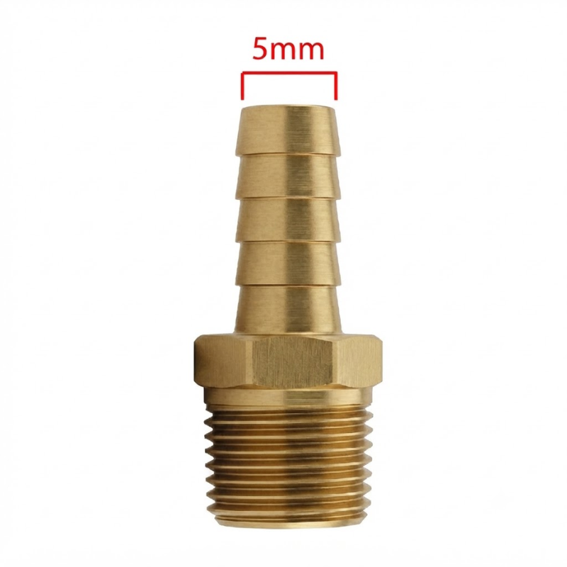 CONECTOR DE COBRE DE 5MM DIAMETRO