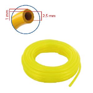 TUBO SILICON AMARILLO 2,5MM