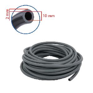 TUBO SILICON GRIS 10MM