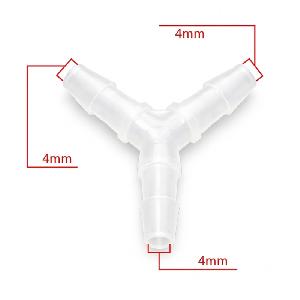 UNIÓN PARA MANGUERA 4MM EN FORMA DE Y