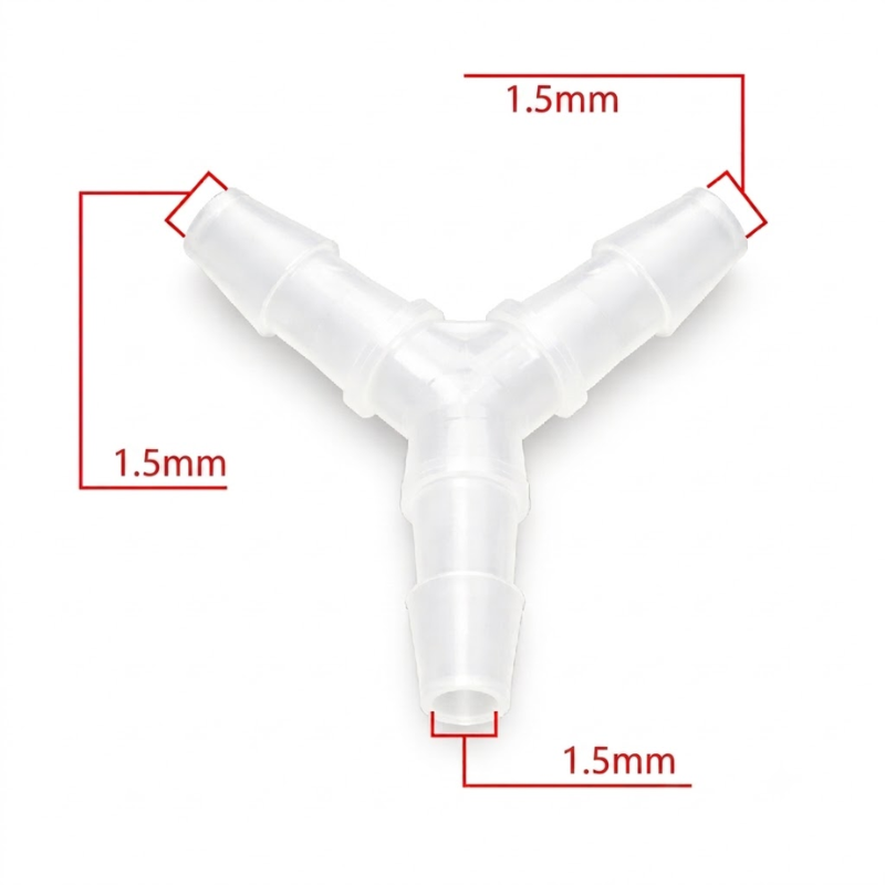 UNIÓN PARA MANGUERA 1.5 MM EN FORMA DE Y