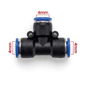 UNIÓN NEUMÁTICA EN T DE 4MM 