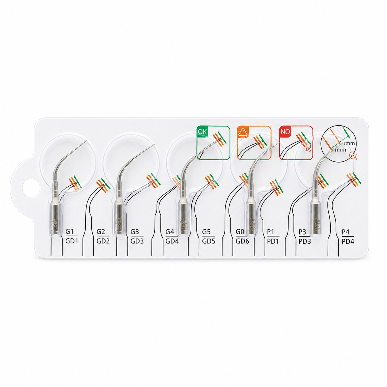 PUNTA ULTRASONIDAS P3 PARA PERIODONCIA (CAJA DE 5 UNIDADES)