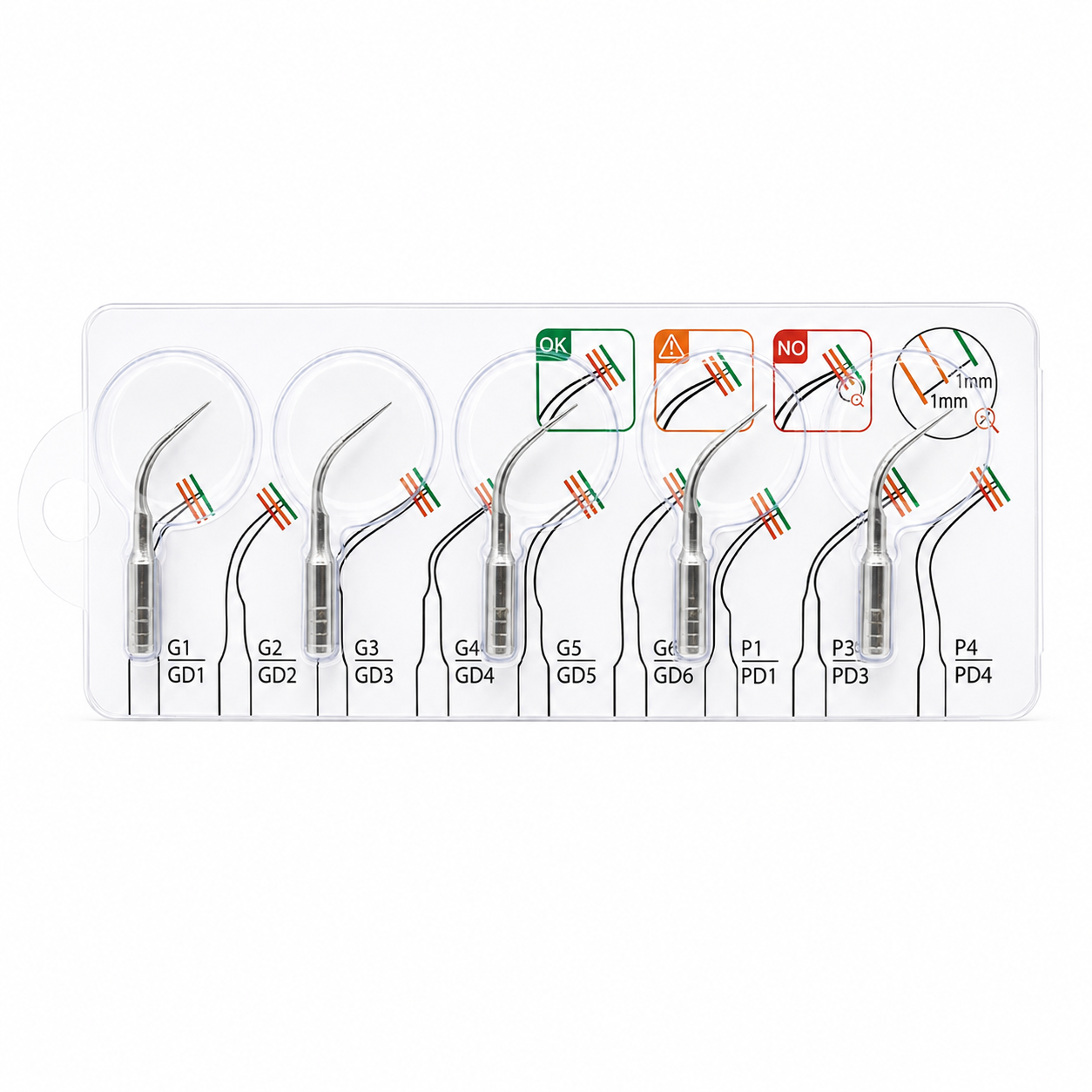 PUNTA PARA SCALER TIP G1 (CAJA DE 5 UNIDADES)