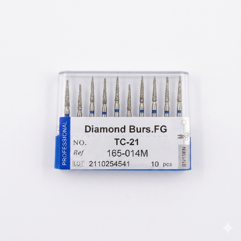 DIAMOND BURS TC-21 (CAJA DE 10 UNIDADES)