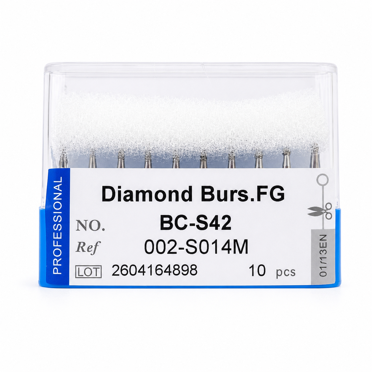 FRESAS DIAMANTADAS BC-S42 (CAJA DE 10 UNIDADES)