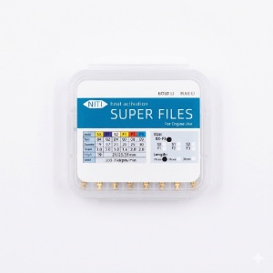 KIT DE 5 UNIDADES LIMA ROTATORIA PARA ENDODONCIA 21 mm (CAJA DE 6 UNIDADES)