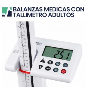 BALANZA MÉDICA CON TALLÍMETRO PARA ADULTOS
