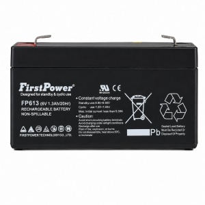 BATERIA SECA RECARGABLE 6V 1.3A FIRSTPOWER 95