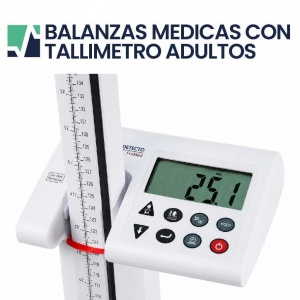 BALANZA MÉDICA CON TALLÍMETRO PARA ADULTOS