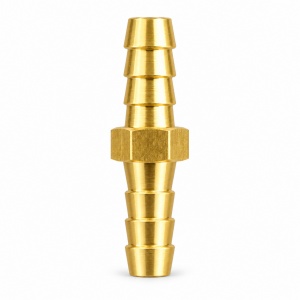 Conector Recto de Latón para Manguera de 3 mm